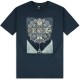 T-Shirt Obey - A Delicate Balance - Navy