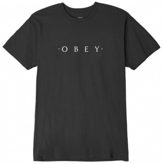 T-Shirt Obey - Novel Obey - Dusty Black