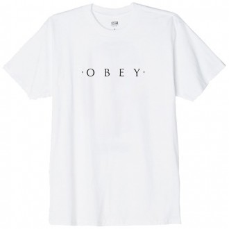 T-Shirt Obey - Novel Obey - White