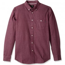 Chemise Obey - Keble II Woven - Eggplant