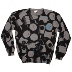 WESC Knitted Sweater - Stash paint nozzle - Black