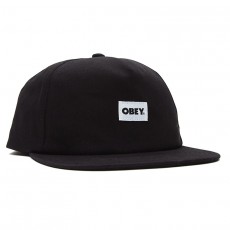 Casquette Snapback Obey - Bold Label Organic Snapback - Black