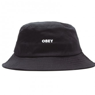 Chapeau Bob Obey - Bold Bucket Hat - Black