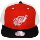 Casquette Snapback Mitchell & Ness - NHL Flat Visor - Detroit Red Wings