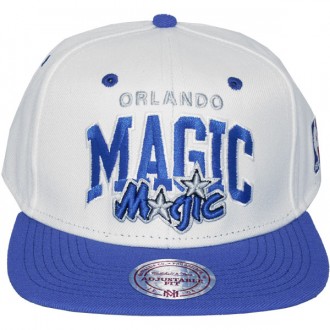 Casquette Snapback Mitchell & Ness - NBA MTC 2Tone White - Orlando Magic
