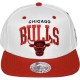 Casquette Snapback Mitchell & Ness - NBA MTC 2Tone White - Chicago Bulls