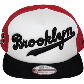 Casquette Snapback New Era - 9Fifty MLB Cotton Mark Snap - Brooklyn Dodgers