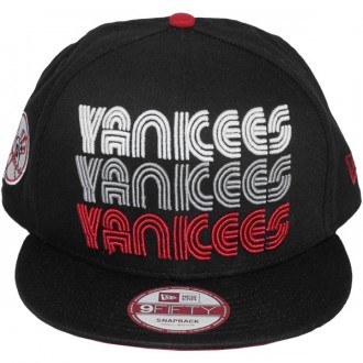 Casquette Snapback New Era - 9Fifty MLB Tri Frontal - New York Yankees