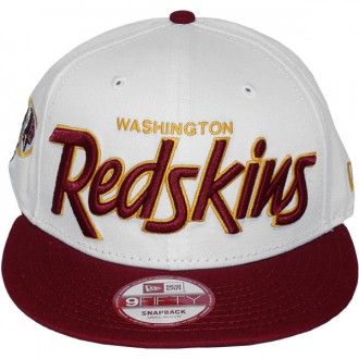 Casquette Snapback New Era - 9Fifty NFL Team Script - Washington Redskins