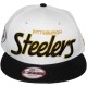 Casquette Snapback New Era - 9Fifty NFL Team Script - Pittsburgh Steelers