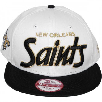 Casquette Snapback New Era - 9Fifty NFL Team Script - New Orleans Saints