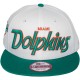 Casquette Snapback New Era - 9Fifty NFL Team Script - Miami Dolphins