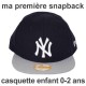 Casquette Snapback Enfant New Era - MLB My First 9Fifty - New York Yankees