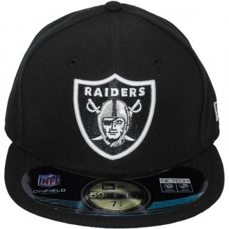 Casquette Fitted New Era - 59Fifty NFL On Field - Black - Oakland Raiders