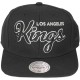 Casquette Snapback Mitchell & Ness - NHL Blackout Script - Los Angeles Kings