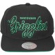 Casquette Snapback Mitchell & Ness - NBA Blackout Script - Vancouver Grizzlies