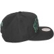 Casquette Snapback Mitchell & Ness - NBA Blackout Script - Vancouver Grizzlies