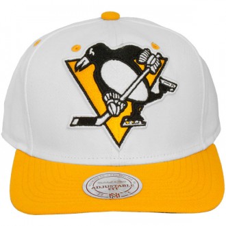 Casquette Snapback Mitchell & Ness - NHL XL White Crown 2Tone - Pittsburgh Penguins