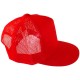 Casquette Filet Yupoong - Unie rouge