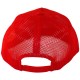 Casquette Filet Yupoong - Unie rouge