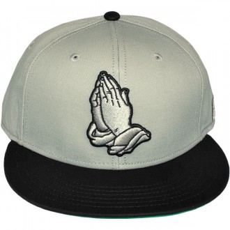 Casquette Snapback Cayler & Sons - Faith - Light Grey / Black