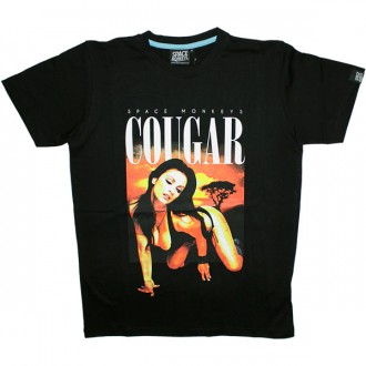 T-shirt Space Monkeys - Cougar Tee - Black