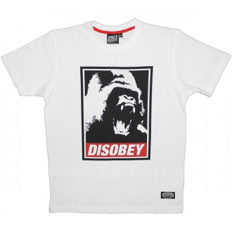 T-shirt Space Monkeys - Disobey Tee - White