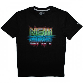 T-shirt New Era - Lockup Brst Tee - Black