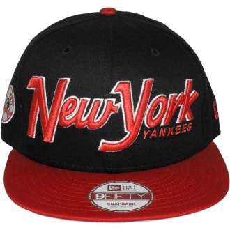 Casquette Snapback New Era - 9Fifty MLB Snapitback2 Black/red - New York Yankees