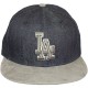 Casquette Snapback New Era - 9Fifty MLB Denim Suede - Los Angeles Dodgers