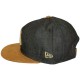 Casquette Snapback New Era - 9Fifty NHL Denim Suede - Chicago Blackhawks