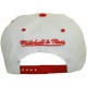 Casquette Snapback Mitchell & Ness - NBA Classic White/Red - Chicago Bulls