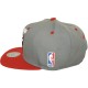Casquette Snapback Mitchell & Ness - NBA Classic Grey/Red - Chicago Bulls