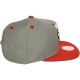 Casquette Snapback Mitchell & Ness - NBA Classic Grey/Red - Chicago Bulls