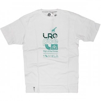 LRG T-shirt - An L-R-G Peace Knit - White