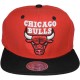 Casquette Snapback Mitchell & Ness - NBA Classic Red/Black - Chicago Bulls