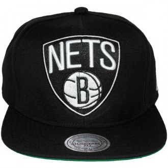 Casquette Snapback Mitchell & Ness - NBA XL Logo - Brooklyn Nets