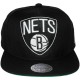 Casquette Snapback Mitchell & Ness - NBA XL Logo - Brooklin Nets