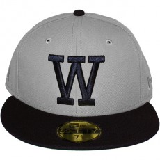 Casquette Fitted WESC x New Era - 59Fifty W - Grey / Blue