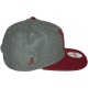 Casquette Snapback WESC x New Era - 9Fifty W Snapback - Grey melange