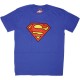 T-shirt DC Comics - Superman logo - bleu