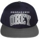 Casquette Snapback Obey - Throwback - Navy/Grey