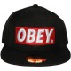Casquette Fitted Obey x New Era - Classic Material - Black