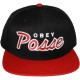Casquette Snapback Obey - Obey Posse Snap - Black/Red