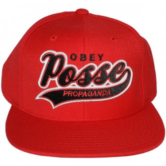 Casquette Snapback Obey - On Deck Snapback - Red