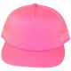 Casquette Filet Yupoong - Unie rose