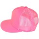 Casquette Filet Yupoong - Unie rose