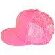 Casquette Filet Yupoong - Unie rose