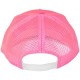 Casquette Filet Yupoong - Unie rose