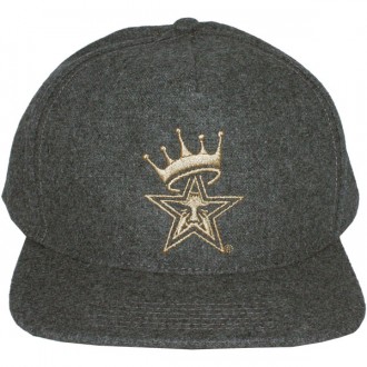 Casquette Snapback Obey - Crowned Snapback - Heather Charcoal